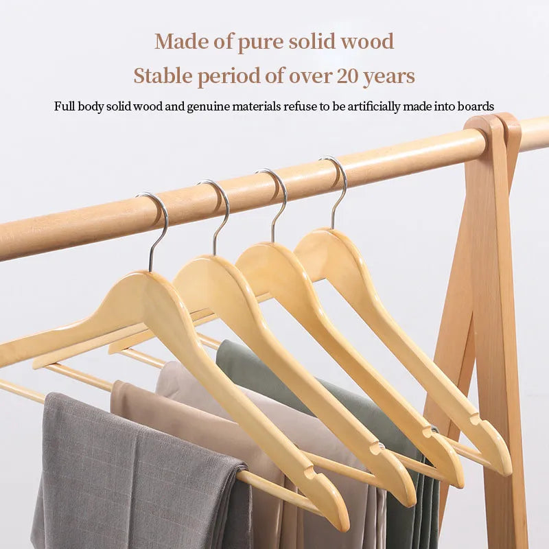 Perchas de madera 20 pack