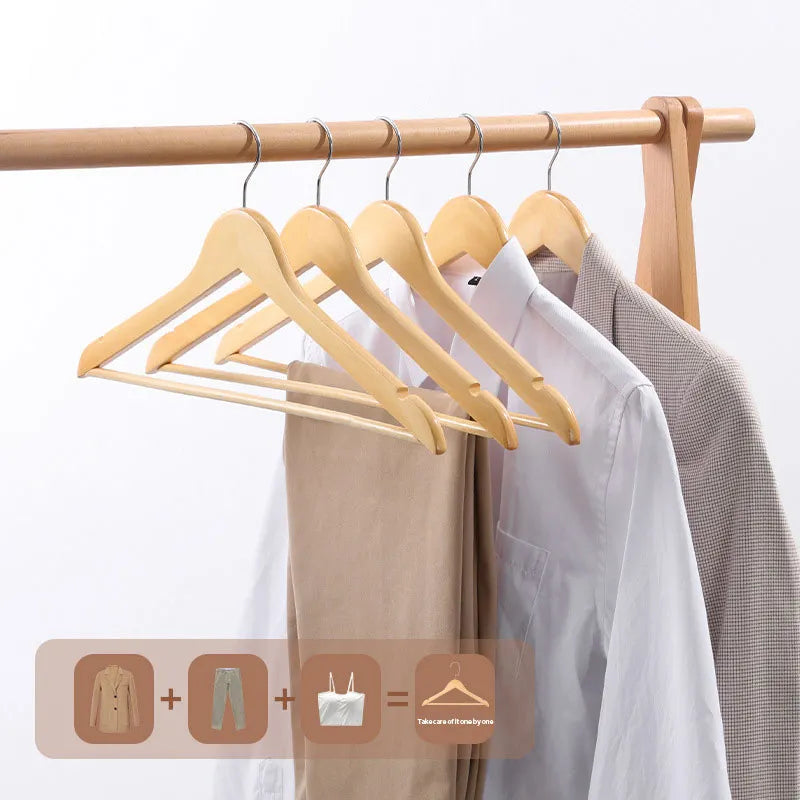 Perchas de madera 20 pack